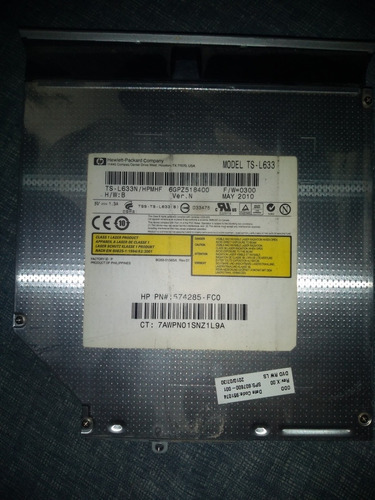 Dvd-rw Ts L633. Hp 574285 - Fco