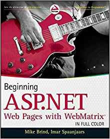 Beginning Aspnet Web Pages With Webmatrix