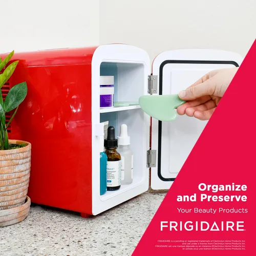 Frigidaire Mini Refrigerador Personal Rojo Para Nevera, Capa