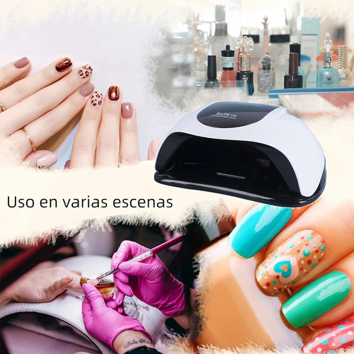 Lámpara De Uñas, 200w 45 Uv Led Lámpara De Uñas Para Esmalte