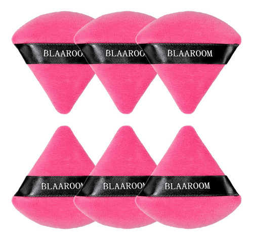 Blaaroom Puff De Polvo Para Maquillaje De Ajuste Facial, 6 P