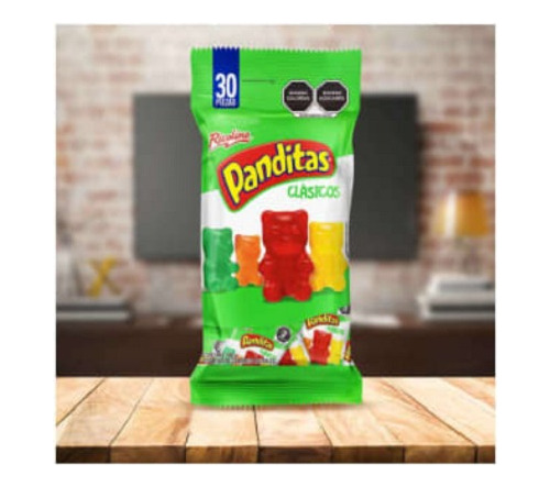 30 Bolsitas De Gomitas Panditas Ricolino Clásicos De 15g C/u