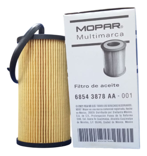 Filtro De Aceite Para Gli 2.0 Turbo 4 Cil Mopar 68543878a