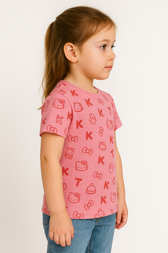 Playera Hello Kitty Para Niñas - Sanrio