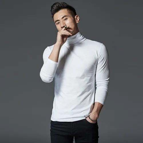 Camiseta De Manga Comprida Slim Fit Basic