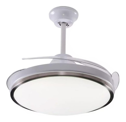 Imagen 2 de 9 de Ventilador Techo Peabody Retráctil Luz Led Remoto Vtr42b