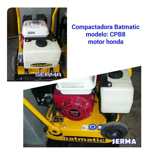 Compactadoras Marca Bacmati Cpb 9 Italiana Motor Honda 6,5