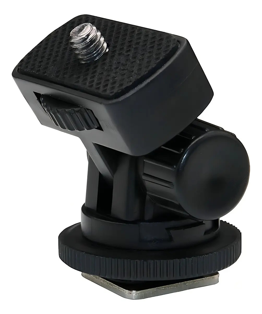 Sapata Articulável Inclinável 180 Graus Flash Led Ring Light