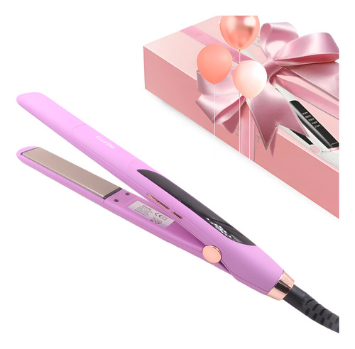 Plancha De Cabello 2en1 Con Infrarrojos Led 100-220v Color Rosa