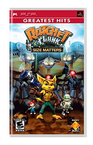 Jogo Mídia Física Rachet Clank Size Matters Original Psp