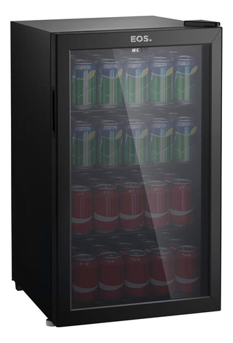 Refrigerador Expositor 124l Eco Gelo Eev120p 127v - Eos Cor Preto