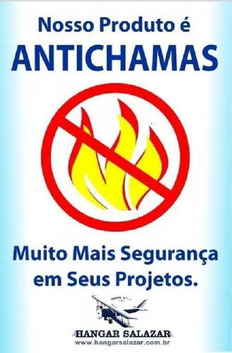 20 Placas De Isopor Antichamas E Acusticas 1m X 50cm X 5cm