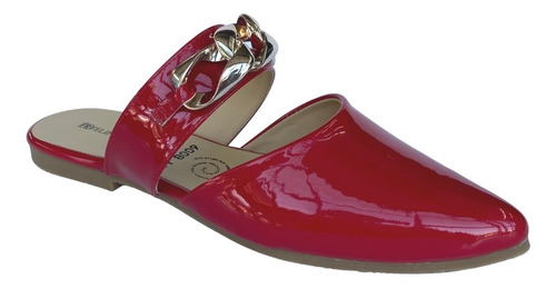 Imagen 1 de 10 de Zapato Flat Dama Felipe Rentería Moda Puntal Cadena