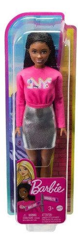 Muñeca Barbie Falda Metálica Brooklyn