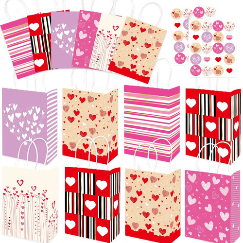 Land Bolsa Regalo San Valentin 18 Unidad Papel Para Fiesta