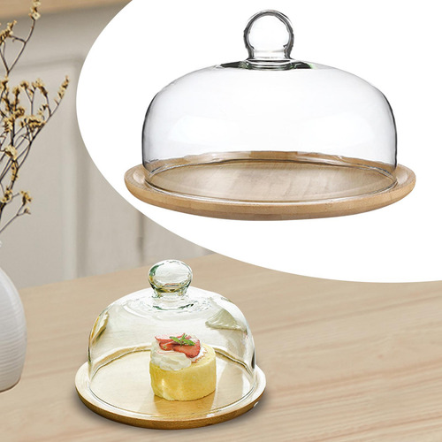 Soporte De Bambú Para Tartas Con Forma De Cúpula Para Tartas
