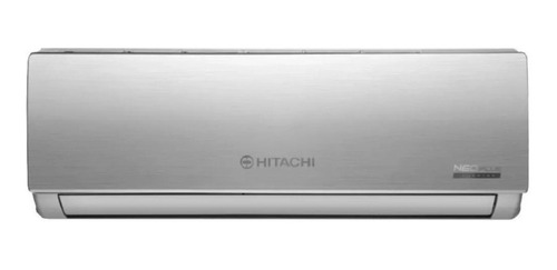 Imagen 1 de 3 de Aire Acondicionado Hitachi Neo Plus Split Inverter Frío/calor 2838 Frigorías Plateado 220v Hsam3300