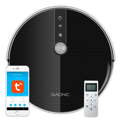 Aspiradora Robot Gadnic Z900 Trapeadora 3 Modos 200m2 App Silenciosa