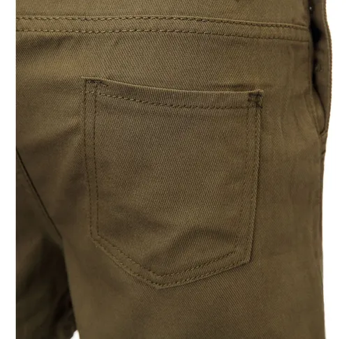 Overol De Mezclila Mujer Short Moda Simple Multibolsillos