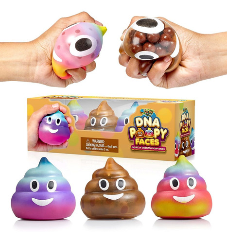  Poop Emoji Dna Stress Ball Pack  Squeezing, Anxiety Re...