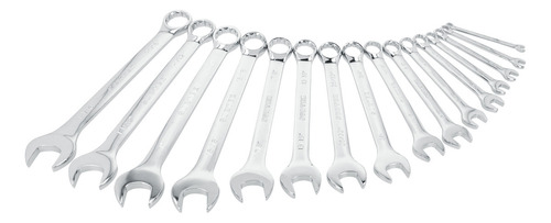 Juego Llaves Combinadas Pulido Métricas 12 P 16 Pz Rack