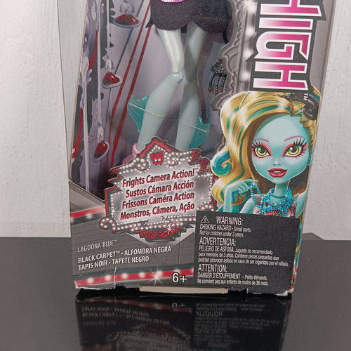 Muñeca Monster High Sustos Camara Accion Lagoona Blue Black (Usado)