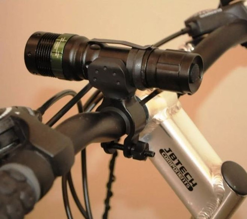Imagem 8 de 8 de Suporte De Lanterna Tática Para Guidão Bicicleta Gira 360°