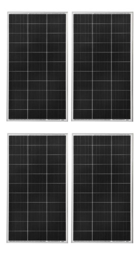 Placa Solar 160w Fotovoltaico Ztroon Ztp160m - 4 Unidades