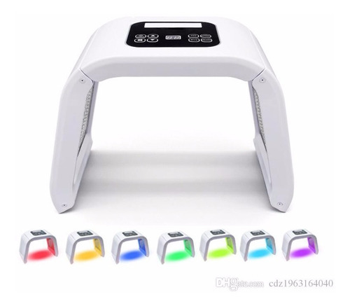 Imagen 3 de 9 de Cabina Led Mascara Facial Corporal Pdt 7 Colores