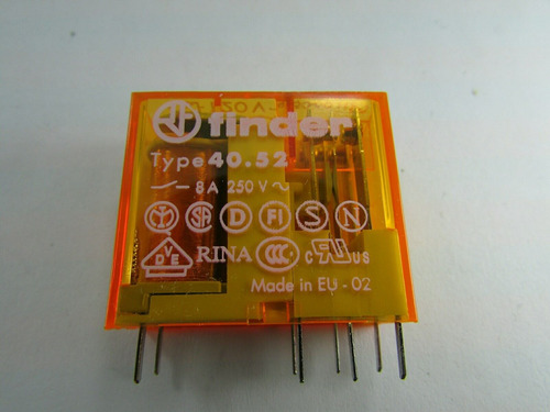 Lot 2 Finder 120vac Coil 8a 250v Miniature Ice Cube Rela Aas
