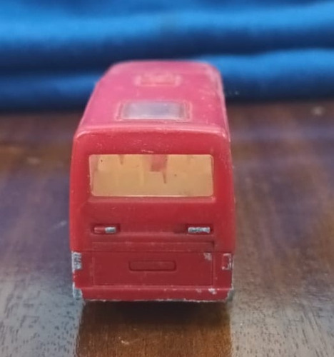Juguete Autito A Escala Mini Bus Coca Cola Rojo (Usado)