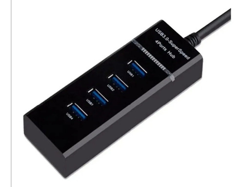 Hub Usb Lbn 3.0 4 Puertos 5 Gbps Superspeed Led Indicadores