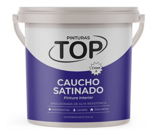 Top Caucho Satinado Blanco 1/2 Cuñete 