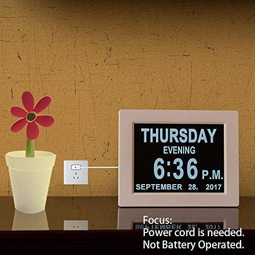 Jall ?actualizado? Reloj Despertador Con Calendario Con 8 Am