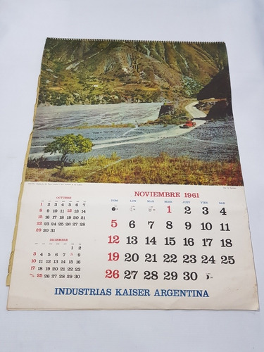 Imagen 4 de 6 de Antiguo Almanaque Ika 1961 Estanciera Kaiser Orig Mag 58601