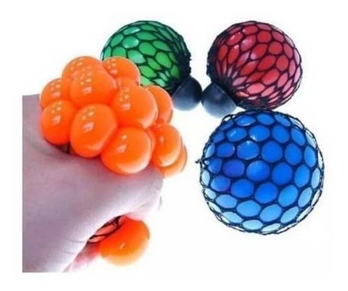 Squishy Ball Fidget Pelota Antiestres En Red - Del Tomate