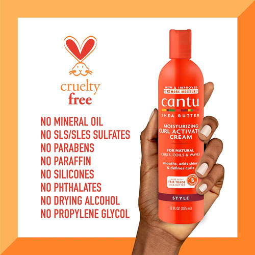 Crema Para Peinar Cantu Shea Butter Para Rizos 355ml