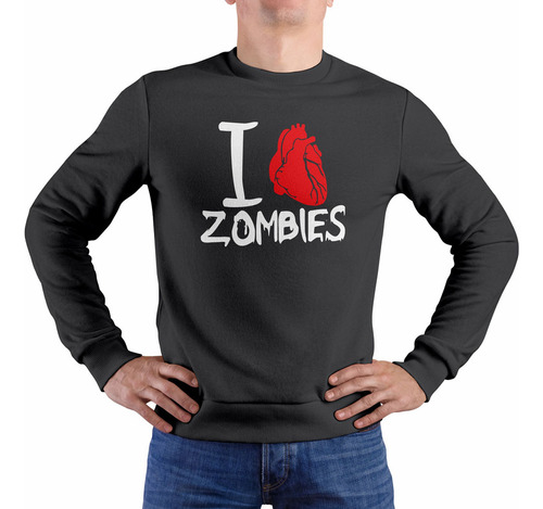 Polera I Love Zombies (d0894 Boleto.store)