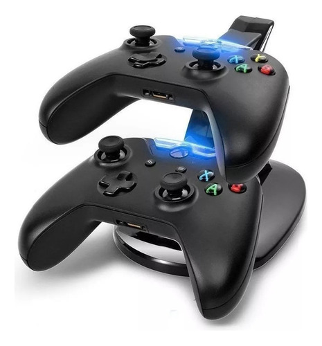 Base Doble Soporte Para 2 Joysticks Cargador Xbox One