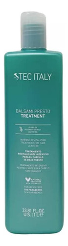 Tratamiento Balsami Presto 1 Litro Tec Italy Color de cabello Fragancia del tratamiento