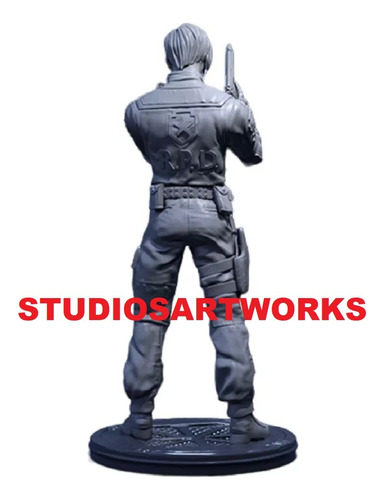 Leon Kennedy Resident Evil Model Kit Armar Y Pintar 18 Cm