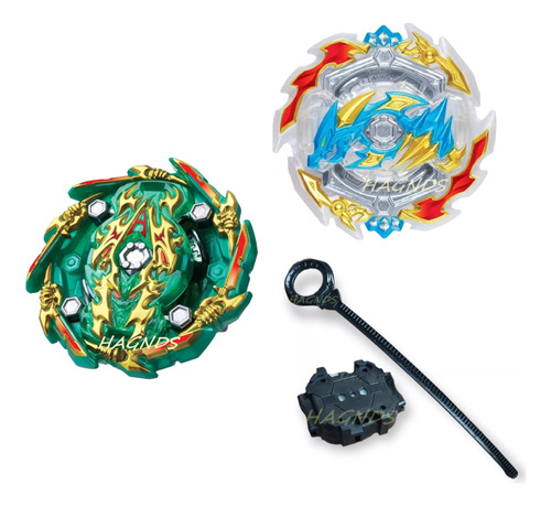 Beyblade Burst Turbo Trompo Disc Metal Combo X2 Premium