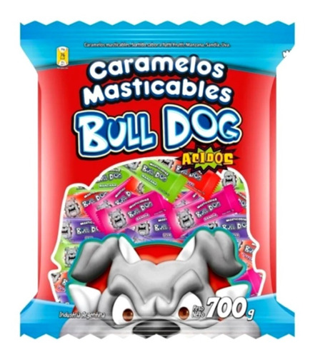 Caramelos Masticables Bull Dog X 700g