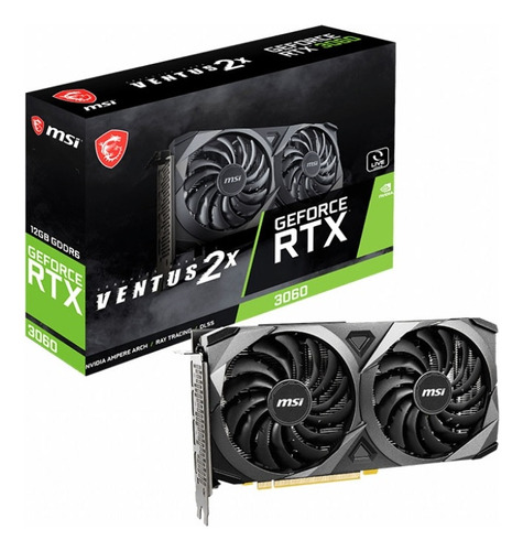 Tarjeta Video Msi Gamer Ventus 2x Rtx 3060 Oc 12gb