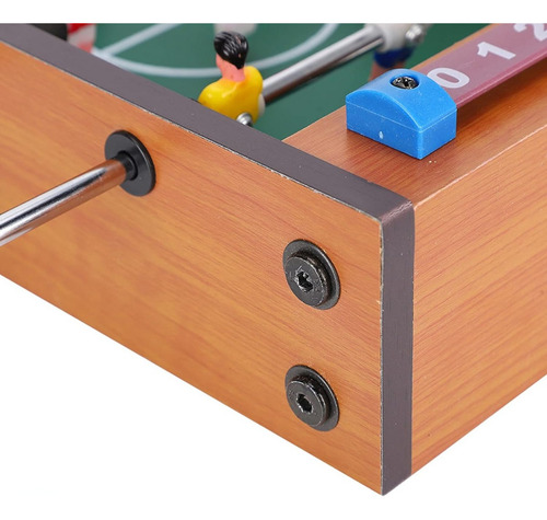 Juego De Mesa Futbolito Portátil Para Niños Y Adultos Mesa De Futbolito Caqui