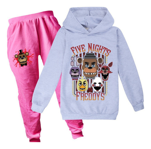 Gris Sudadera Infantil + Pantalones Five Nights At Freddy's