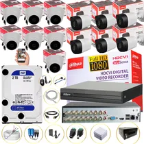 Comprar Cámaras Seguridad Kit Cctv 1080p Dahua Dvr 16ch+13 Cámaras