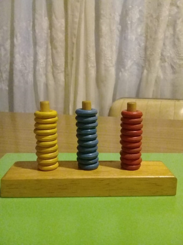 Juego De Aprendisaje Abaco De Madera