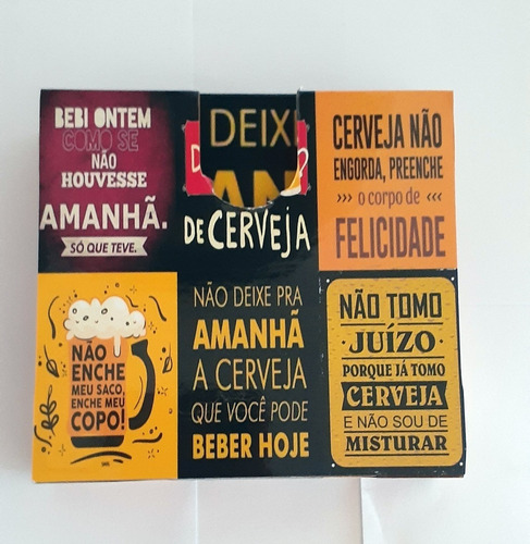 Imagem 5 de 7 de Porta Copos Cerva Frases