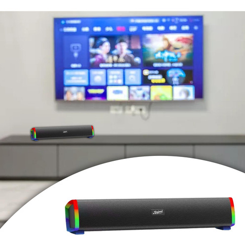 Alto-falantes Para Computador Home Theater Rgb Luzes